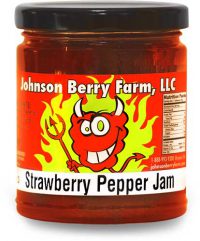 Strawberry Pepper Jam, Johnson Berry Farm - 10.5 oz